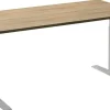 Ceha Adjust 2 Plus Elektrisch hoogteverstelbaar Zit-sta-bureau Rechthoekig Eiken T-Voet 1,400 (B) x 800 (D) x 1,300 (H) mm Melamine, metaal