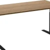 Ceha Adjust 2 Plus Elektrisch hoogteverstelbaar Zit-sta-bureau Rechthoekig Tabak Eiken T-Voet 1,400 (B) x 800 (D) x 1,300 (H) mm Melamine, metaal