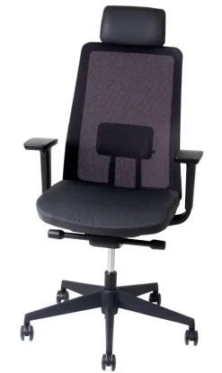 Ceha Bureaustoel Reno K10B (BK) Zwart