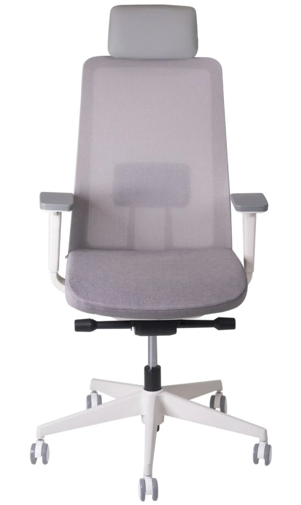 Ceha Bureaustoel RENO K10B (BK) Stof Wit