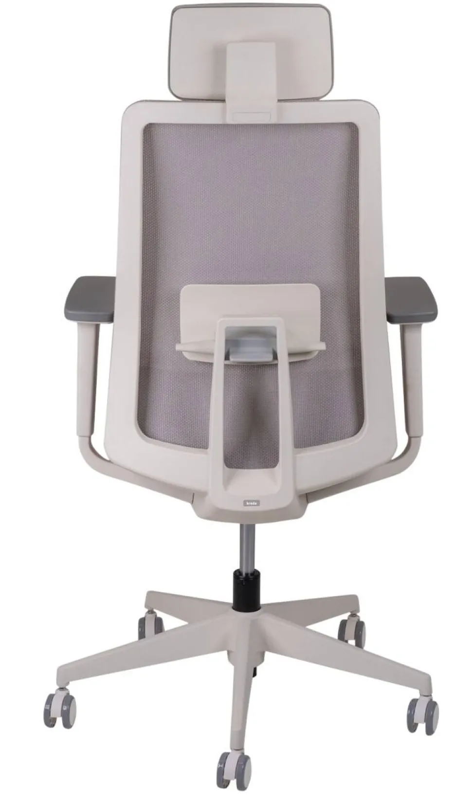 Ceha Bureaustoel RENO K10B (BK) Stof Wit