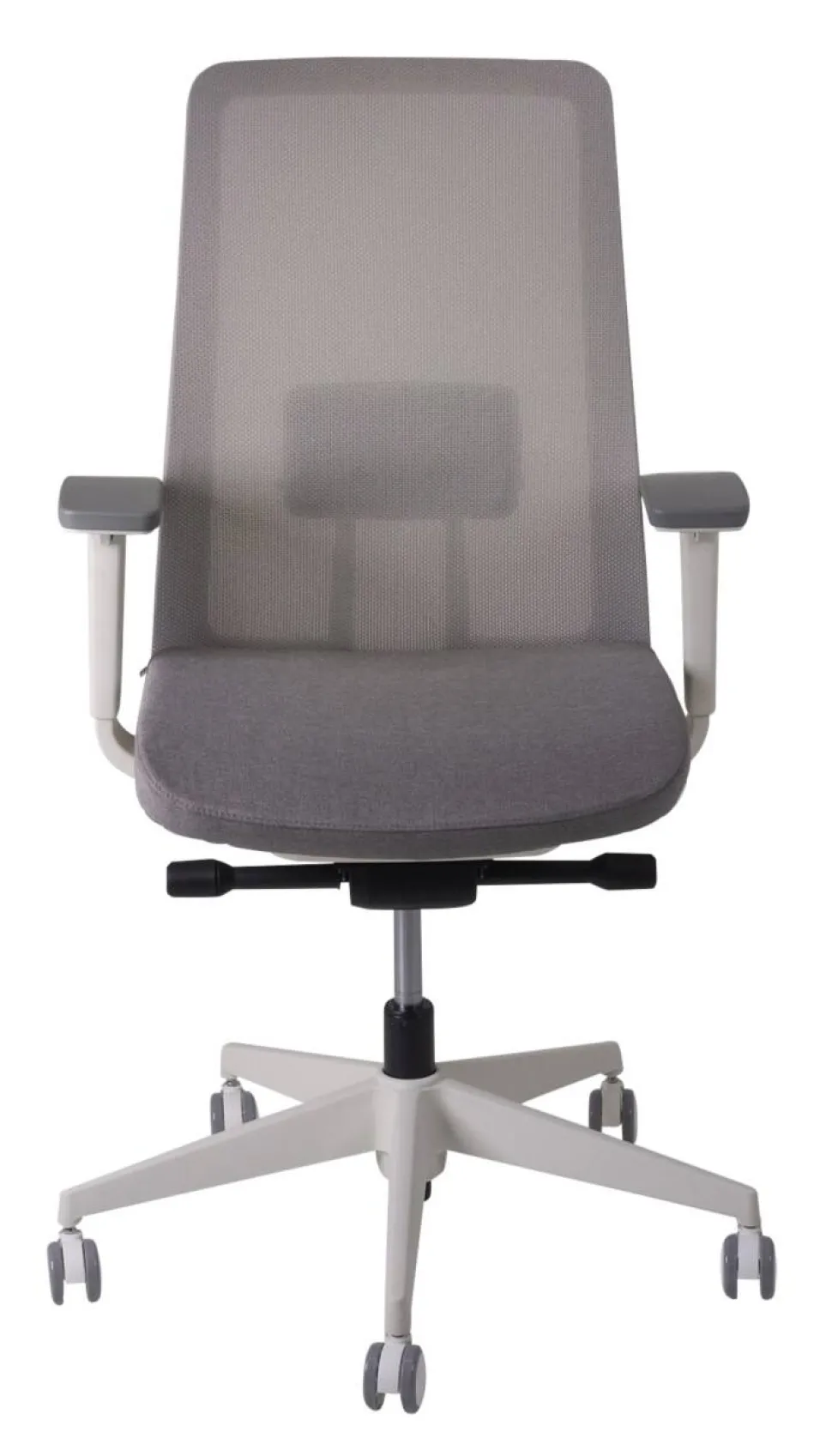 Ceha Bureaustoel RENO K10B (BK) Stof Wit