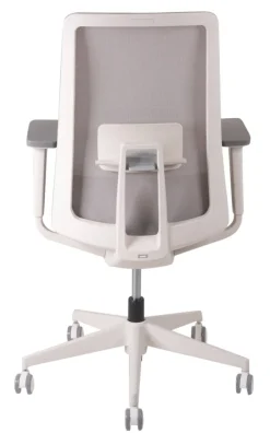 Ceha Bureaustoel RENO K10B (BK) Stof Wit