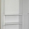 Ceha Draaideurkast Metaal 4 Planken Afsluitbaar 1.000 x 450 x 1.950 mm Wit