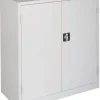 Ceha Draaideurkast Metaal 2 Planken Afsluitbaar 1.000 x 450 x 1.060 mm Wit