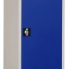 Ceha Kast Metaal 4 Planken Afsluitbaar 530 x 450 x 1.950 mm Blauw, wit