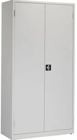 Ceha Kast Metaal 4 Planken Afsluitbaar 1.000 x 450 x 1.950 mm Wit