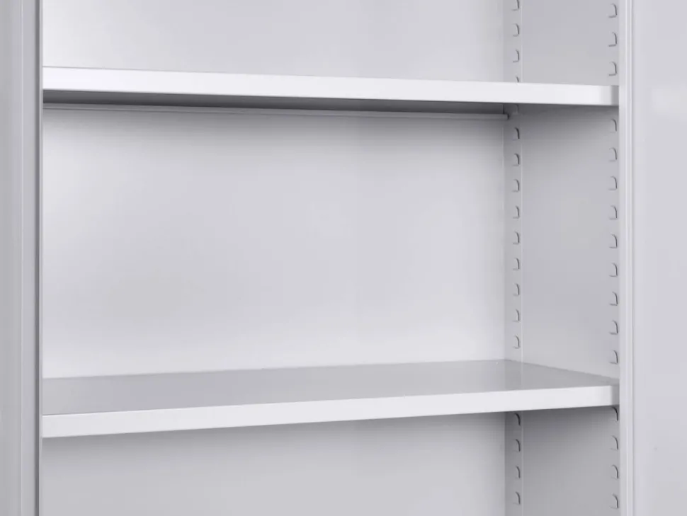 Ceha Kast Staal 4 Planken Afsluitbaar 800 x 383 x 1.800 mm Zilver