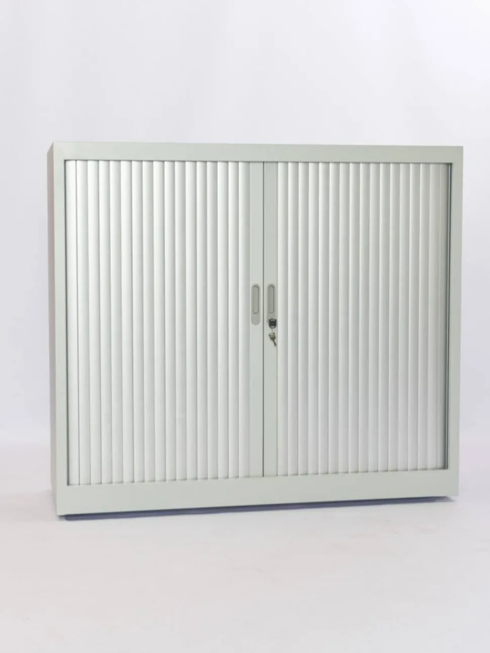 Ceha Roldeurkast Metaal 3 Planken Afsluitbaar 1.200 x 450 x 1.200 mm Zilver