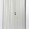 Ceha Roldeurkast Metaal 4 Planken Afsluitbaar 1.000 x 450 x 1.950 mm Zilver