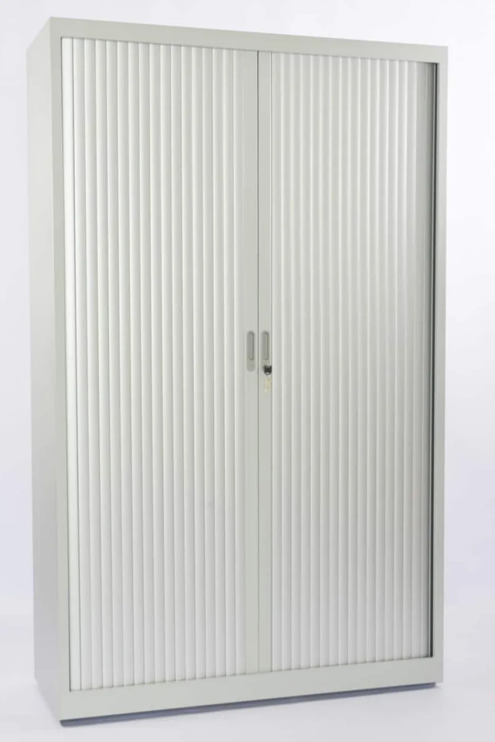 Ceha Roldeurkast Metaal 4 Planken Afsluitbaar 1.000 x 450 x 1.950 mm Zilver