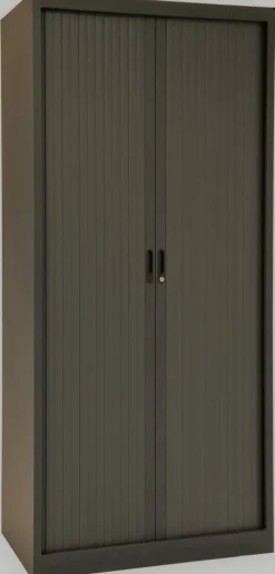 Ceha Roldeurkast Metaal 4 Planken Afsluitbaar 1.200 x 450 x 1.950 mm Antraciet