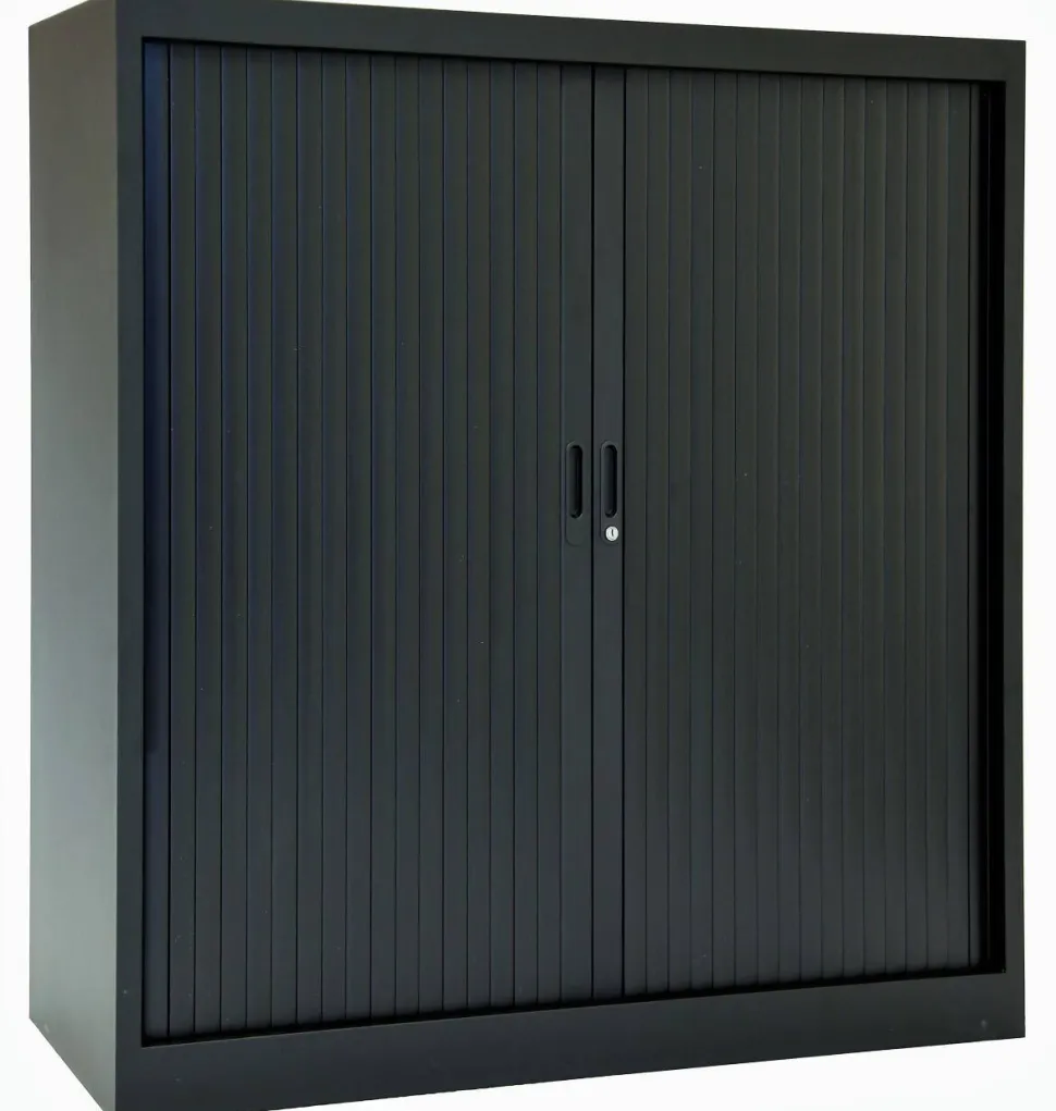 Ceha Roldeurkast Metaal 4 Planken Afsluitbaar 1.200 x 450 x 1.350 mm Antraciet