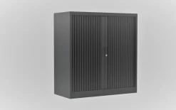 Ceha Roldeurkast Metaal 2 Planken Afsluitbaar 1.200 x 450 x 1.050 mm Antraciet