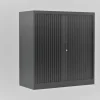 Ceha Roldeurkast Metaal 2 Planken Afsluitbaar 1.000 x 450 x 1.050 mm Antraciet