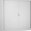 Ceha Roldeurkast Metaal 4 Planken Afsluitbaar 1.200 x 450 x 1.350 mm Grijs