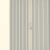 Ceha Roldeurkast Metaal 4 Planken Afsluitbaar 1.000 x 450 x 1.350 mm Wit