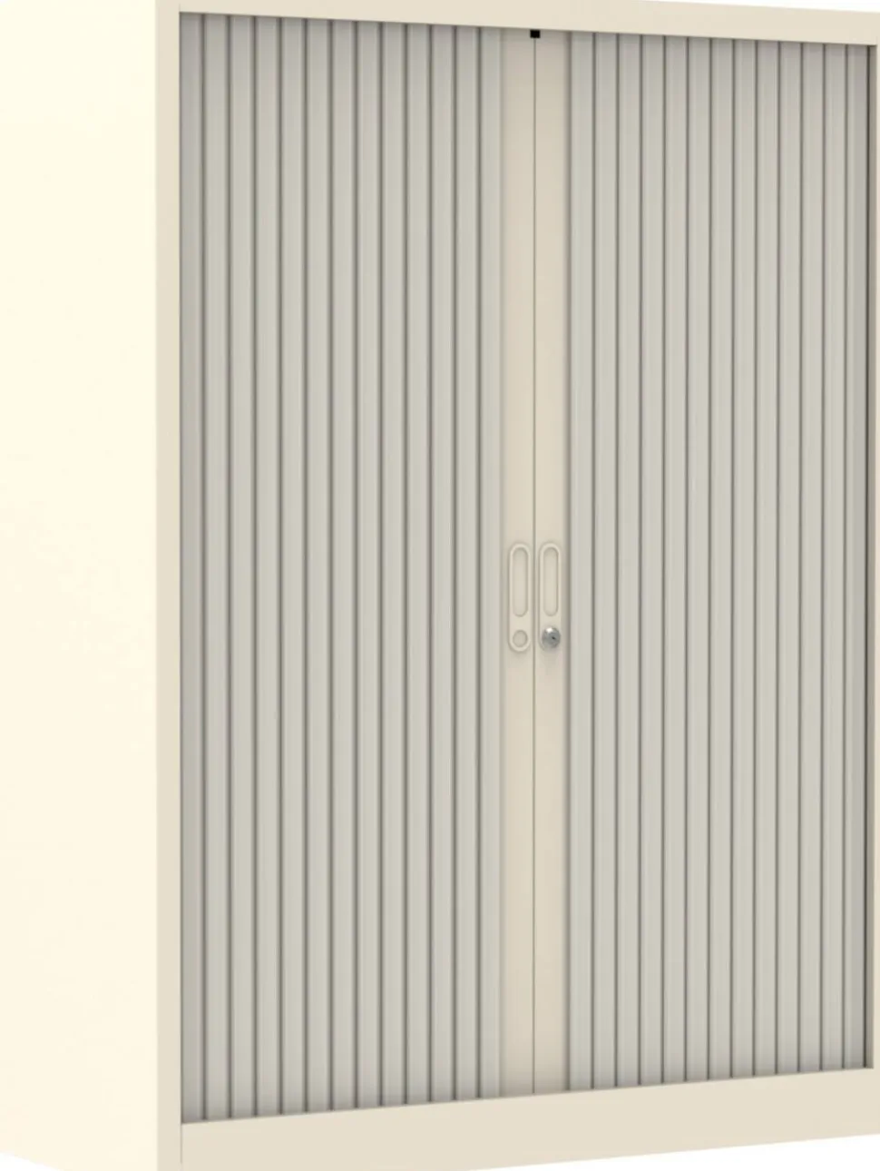 Ceha Roldeurkast Metaal 4 Planken Afsluitbaar 1.000 x 450 x 1.350 mm Wit