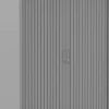 Ceha Roldeurkast Metaal 4 Planken Afsluitbaar 1.000 x 450 x 1.350 mm Zilver