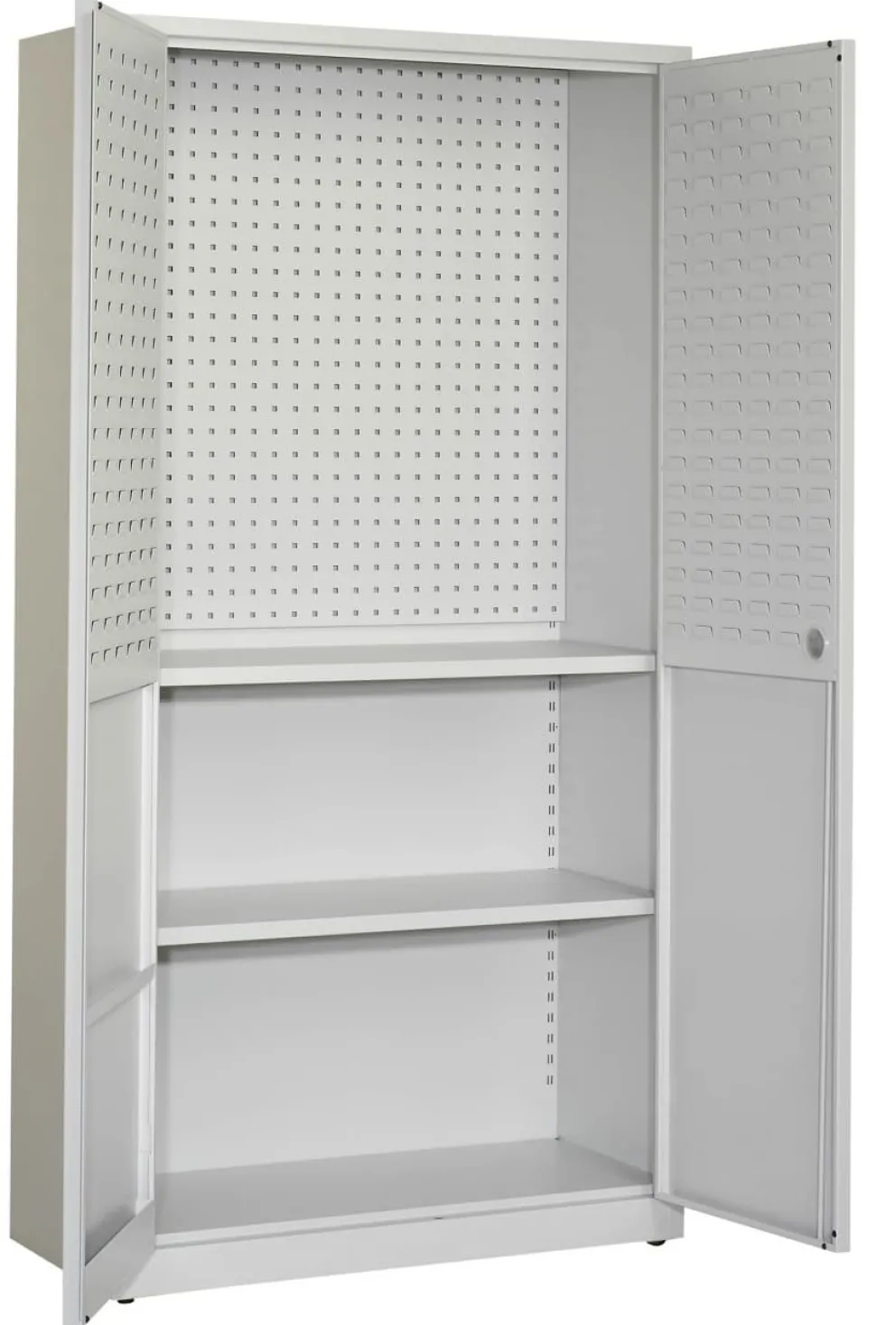 Ceha Roldeurkast Metaal 2 Planken Afsluitbaar 1.000 x 450 x 1.950 mm Wit