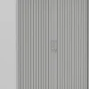 Ceha Roldeurkast Metaal 3 Planken Afsluitbaar 1.000 x 450 x 1.350 mm Grijs