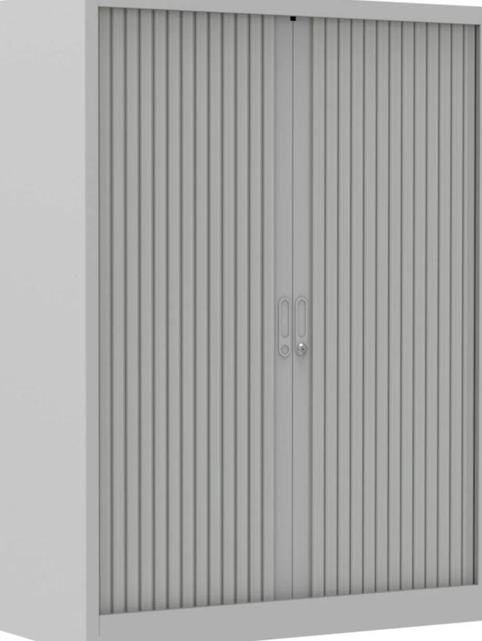 Ceha Roldeurkast Metaal 3 Planken Afsluitbaar 1.000 x 450 x 1.350 mm Grijs
