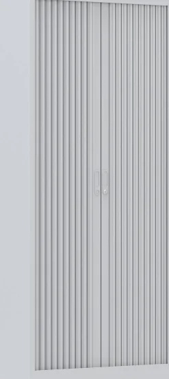 Ceha Roldeurkast Metaal 4 Planken Afsluitbaar 800 x 450 x 1.950 mm Zilver