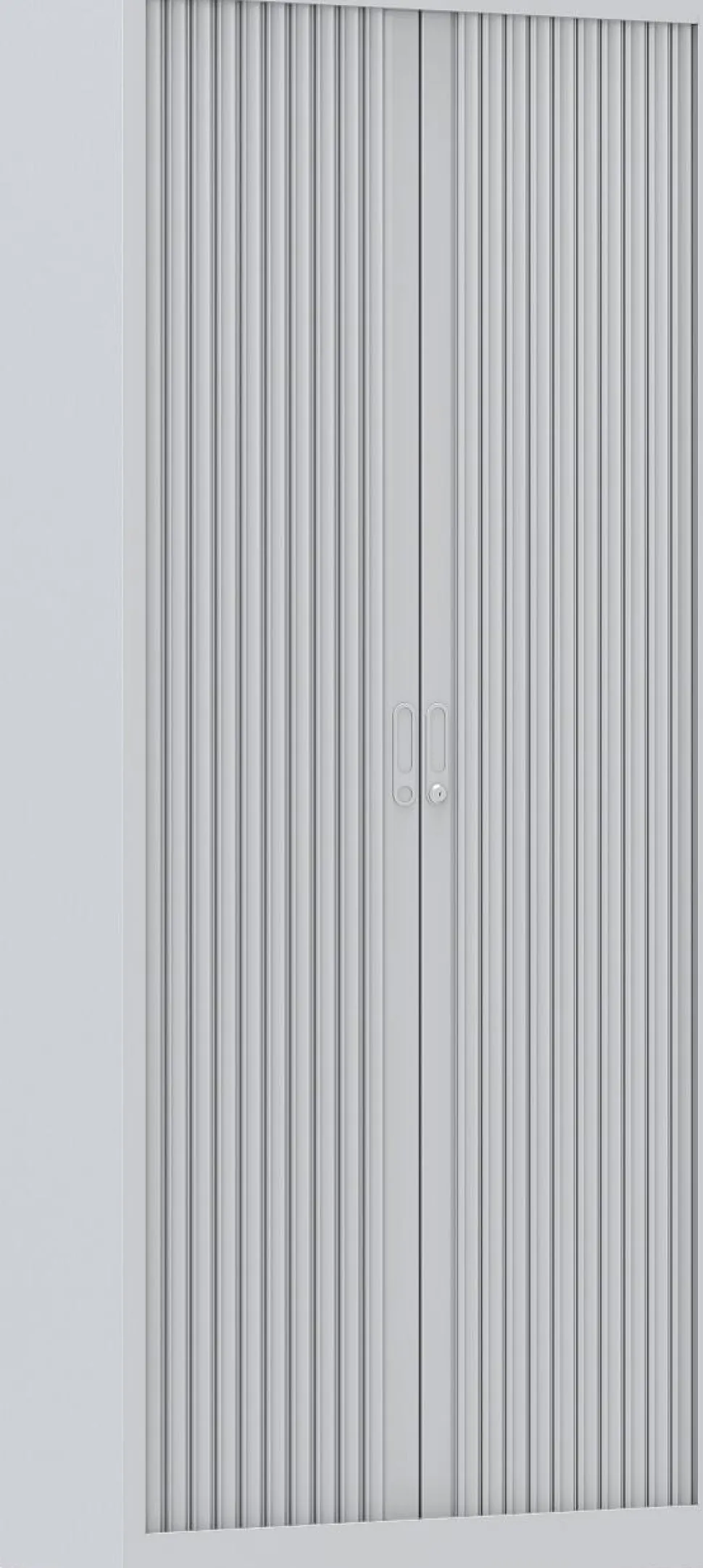 Ceha Roldeurkast Metaal 4 Planken Afsluitbaar 800 x 450 x 1.950 mm Zilver