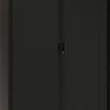 Ceha Roldeurkast Metaal 4 Planken Afsluitbaar 1.200 x 450 x 1.950 mm Zwart