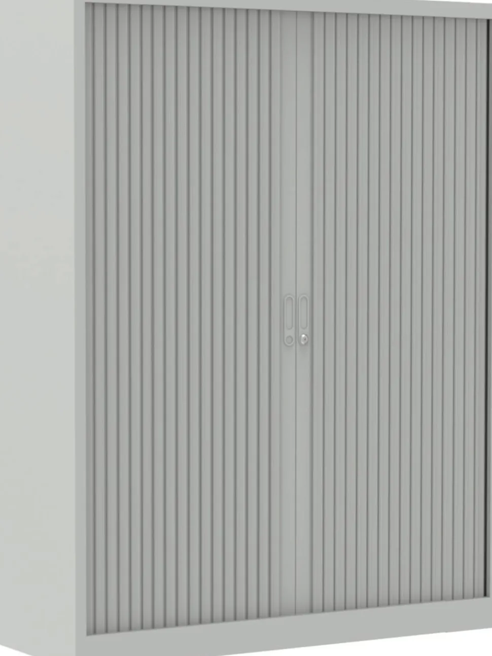 Ceha Roldeurkast Metaal 4 Planken Afsluitbaar 1.000 x 450 x 1.600 mm Grijs