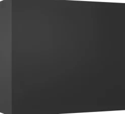 Ceha Square Roldeurkast Metaal 2 Planken Afsluitbaar 1.200 x 450 x 1.050 mm Zwart