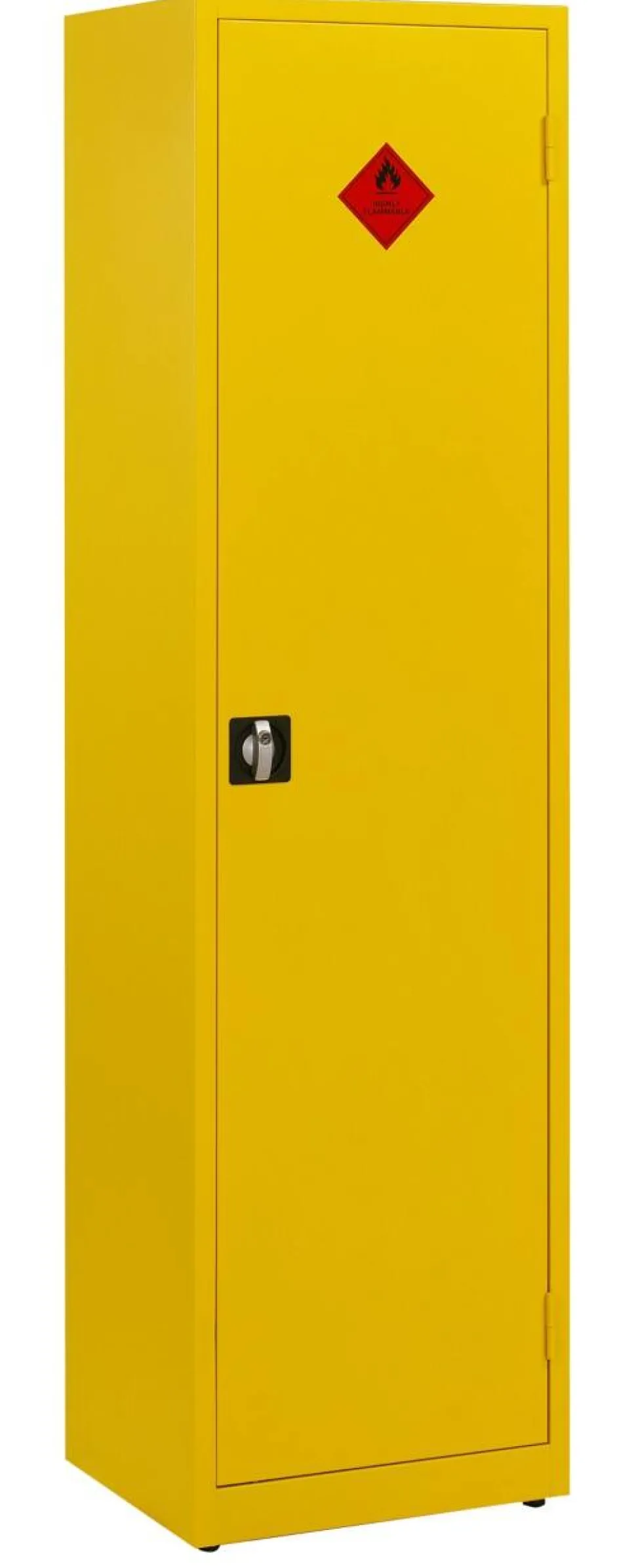 Ceha Veiligheidskast Metaal 3 Planken Afsluitbaar 530 x 450 x 1.950 mm Geel