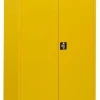 Ceha Veiligheidskast Metaal 3 Planken Afsluitbaar 1.000 x 450 x 1.950 mm Geel