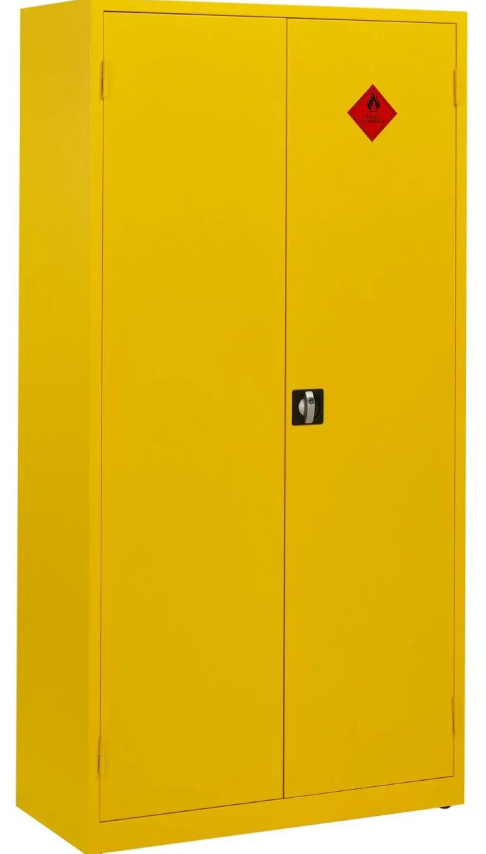 Ceha Veiligheidskast Metaal 3 Planken Afsluitbaar 1.000 x 450 x 1.950 mm Geel