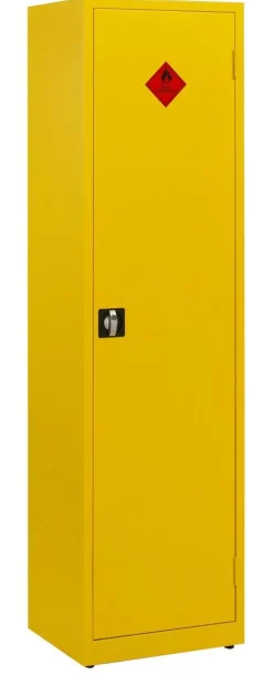 Ceha Veiligheidskast Metaal 3 Planken Afsluitbaar 530 x 450 x 1.950 mm Geel