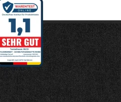 Color Your Life droogloopmat Rhine Polyamide Zwart 600 x 400 mm