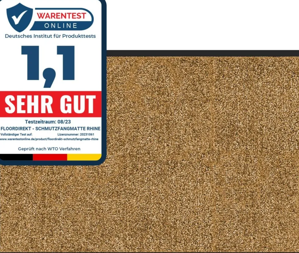 Color Your Life droogloopmat Rhine Polyamide Beige 1800 x 1200 mm