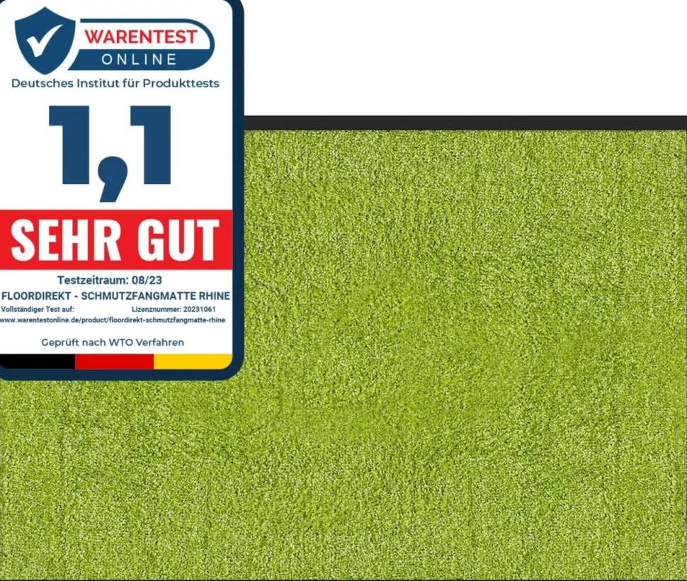 Color Your Life Schoonloop Mat Rhine Limoengroen 1200 x 1800 mm