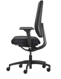 Dauphin Indeed Bureaustoel Synchro Tilt 2D Armleuning Zwart 150 kg ID 7046_SLP 720 x 720 mm
