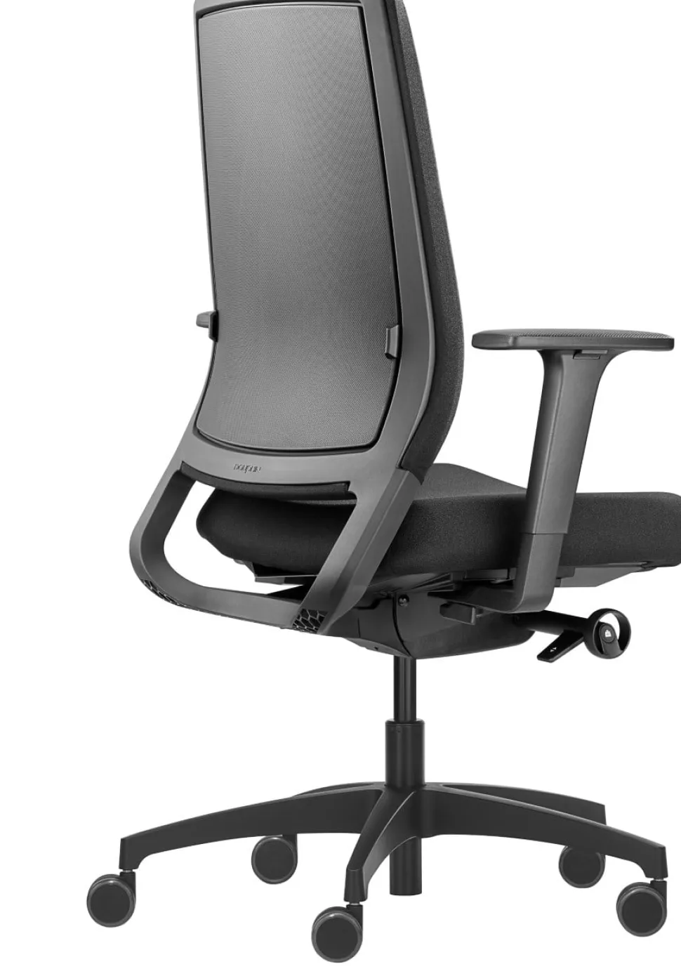 Dauphin Sequel Bureaustoel Synchroonmechanisme Stof 2D armleuning Zwart 120 kg 720 x 720 x 1,160 mm