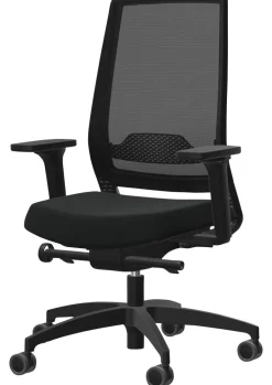 Dauphin Sequel Bureaustoel Synchroonmechanisme Stof 4D armleuning Zwart 120 kg 720 x 720 x 1,160 mm