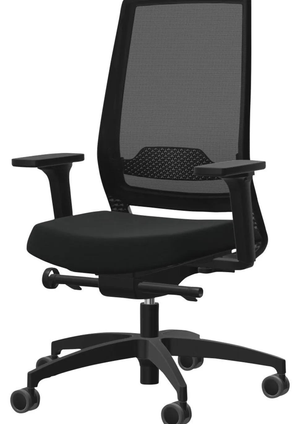 Dauphin Sequel Bureaustoel Synchroonmechanisme Stof 4D armleuning Zwart 120 kg 720 x 720 x 1,160 mm