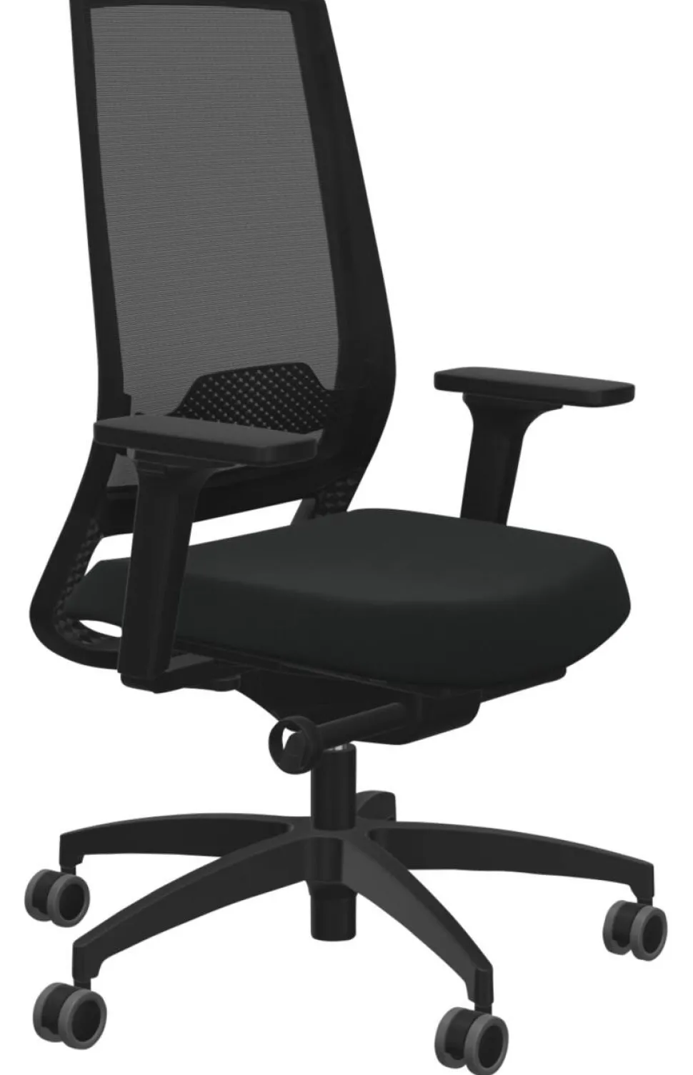 Dauphin Sequel Bureaustoel Synchroonmechanisme Stof 4D armleuning Zwart 120 kg 720 x 720 x 1,160 mm