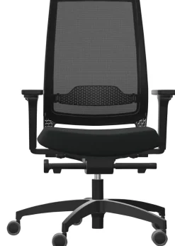 Dauphin Sequel Bureaustoel Synchroonmechanisme Stof 4D armleuning Zwart 120 kg 720 x 720 x 1,160 mm