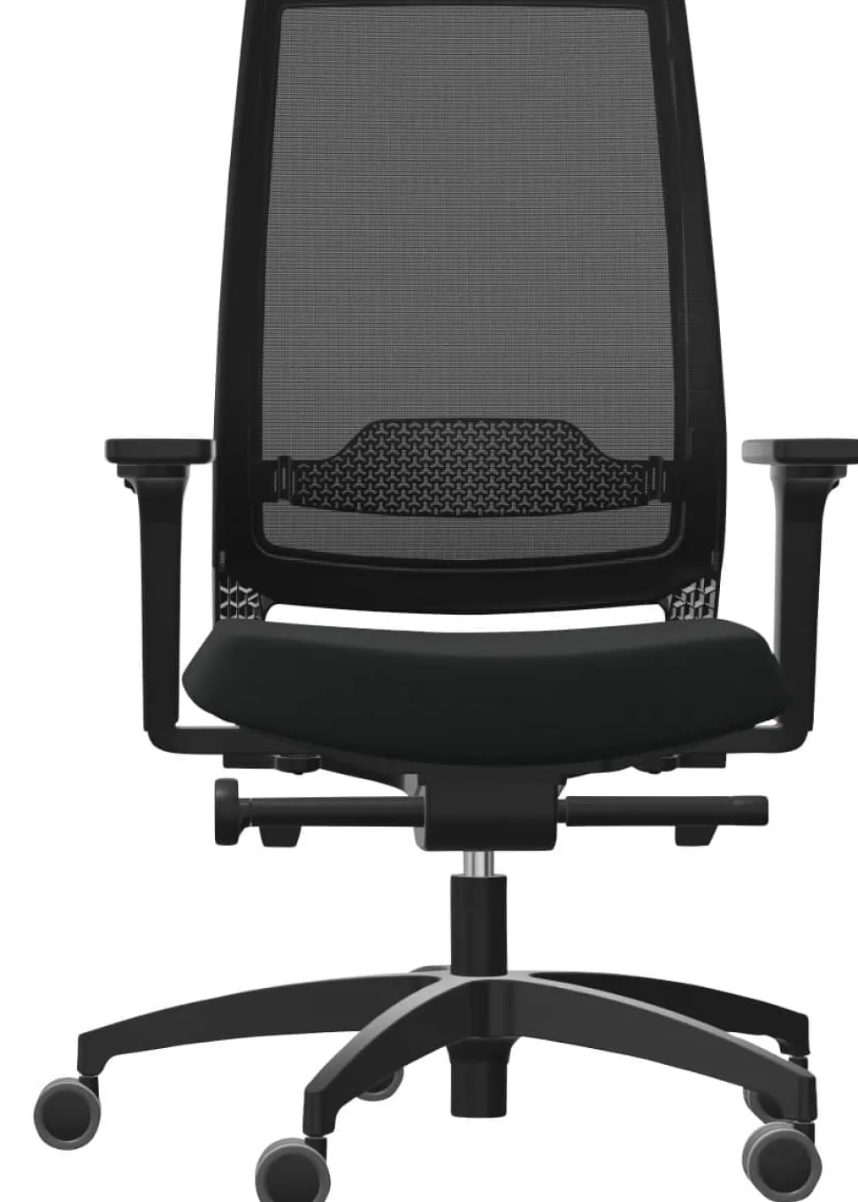 Dauphin Sequel Bureaustoel Synchroonmechanisme Stof 4D armleuning Zwart 120 kg 720 x 720 x 1,160 mm