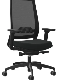 Dauphin Sequel Bureaustoel Synchroonmechanisme Stof 4D armleuning Zwart 120 kg 720 x 720 x 1,160 mm