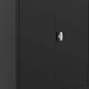 Draaideurkast Zwart 800 x 380 x 1.000 mm