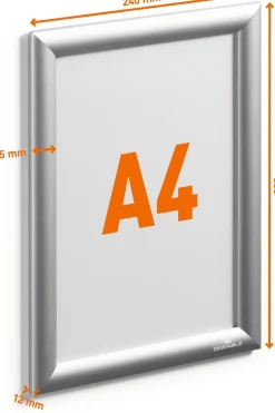 DURABLE A4 Kliklijst 479623 24 (B) x 1,2 (D) x 32,9 (H) cm