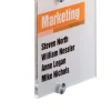 DURABLE Crystal Sign Bordhouder Schroeven Plexiglas 21 x 14,8 cm