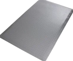 etm Antivermoeidheidsmat Heavy Duty Diamond PVC, vinyl Grijs 900 x 1500 mm